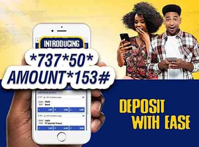 Simple steps to deposit money to your Betking account with GT USSD code *737*50*Amount*153#